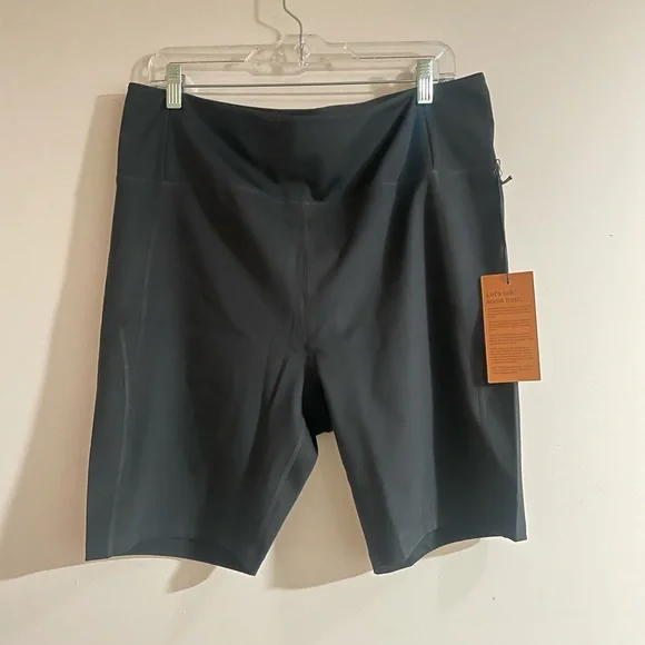 NWT Girlfriend Collective Black High Rise Bike Short Sz 4XL - Picture 6 of 10